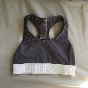 Gymshark Dark Grey & Mint Sports Bra